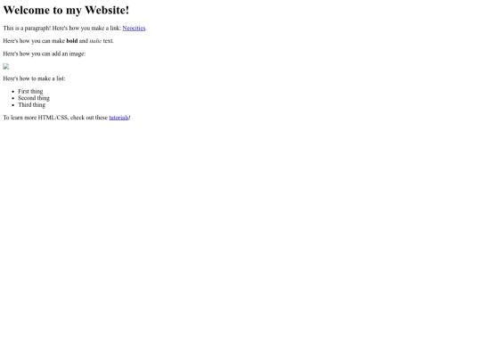 index screenshot