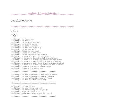 .shrines/.badslimegirl/badslime.core/badslime.core screenshot