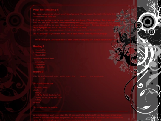 index screenshot