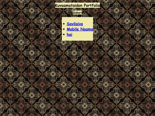 kuvisvalikko screenshot