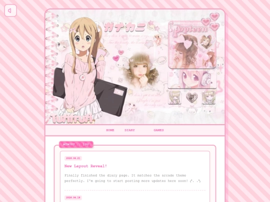 diary screenshot