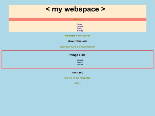 index screenshot