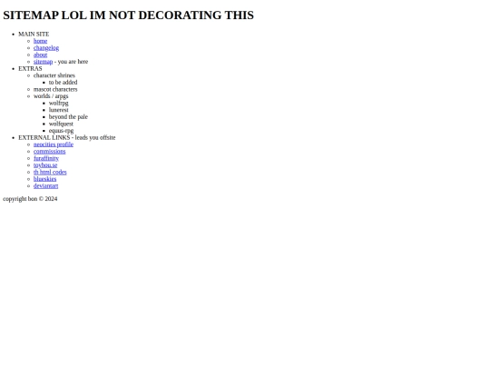 sitemap screenshot