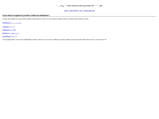 links screenshot