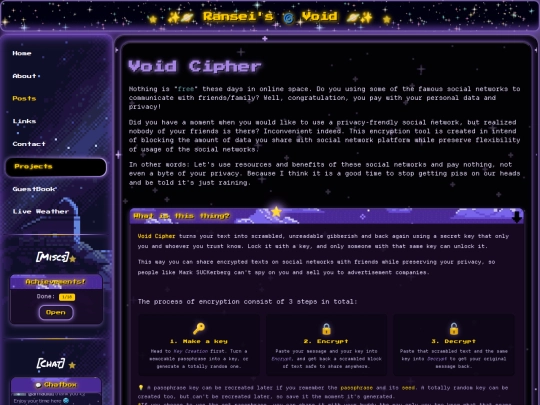 pages/other/void-cipher screenshot