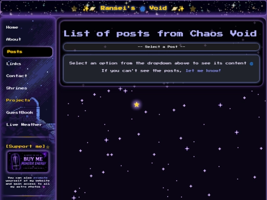 pages/posts-chaos screenshot