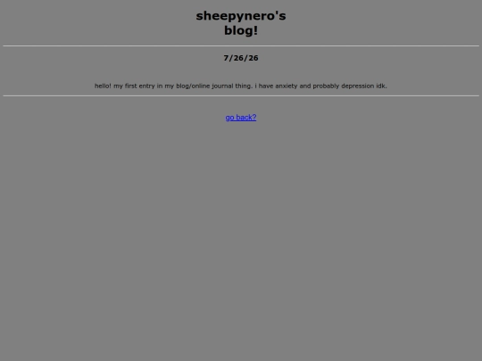 blog screenshot