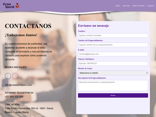 CONTACTO screenshot