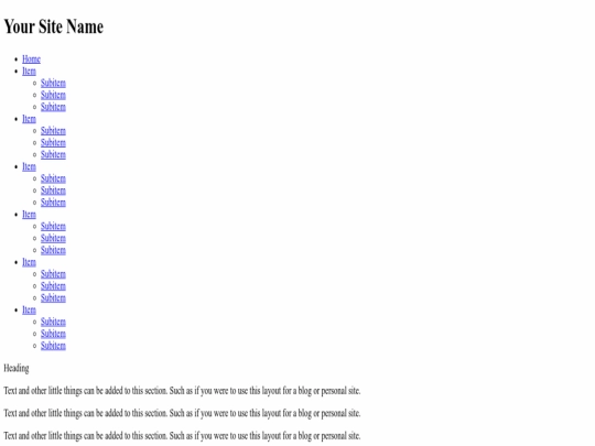 index screenshot