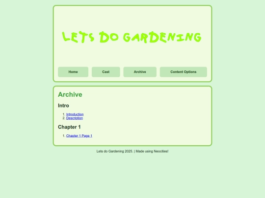 archive screenshot