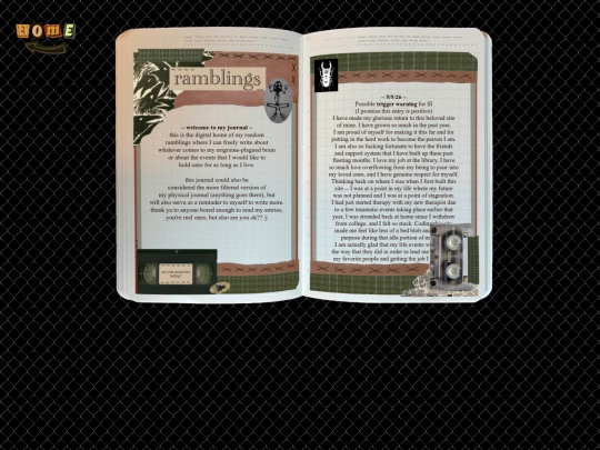 ramblings screenshot
