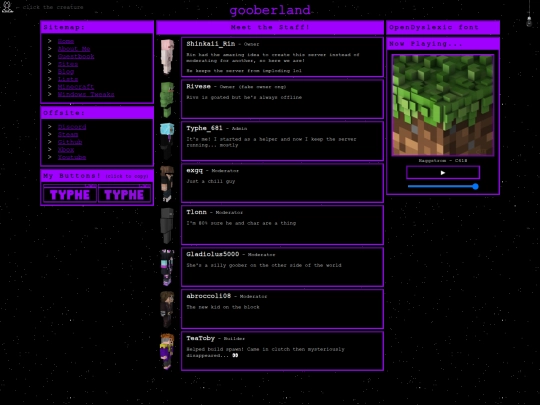 minecraft/staff screenshot