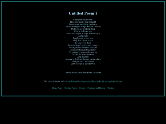Untitled Poems/Untitled1 screenshot