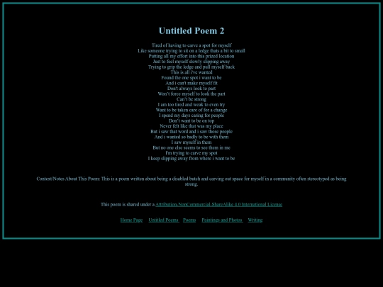 Untitled Poems/UntitledPoem2 screenshot