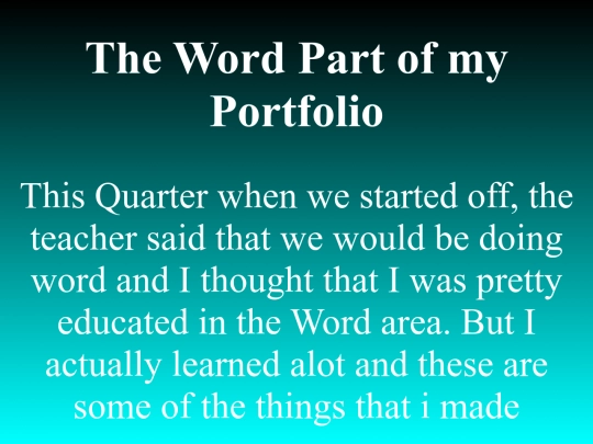 Word screenshot