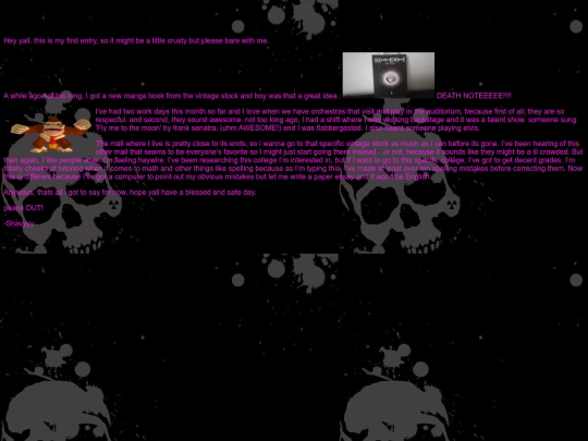 entry 1 screenshot
