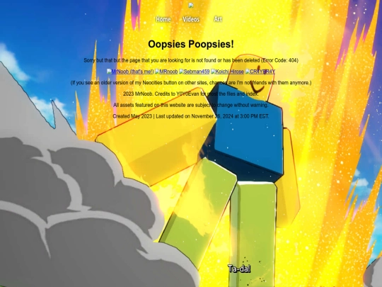 not_found screenshot