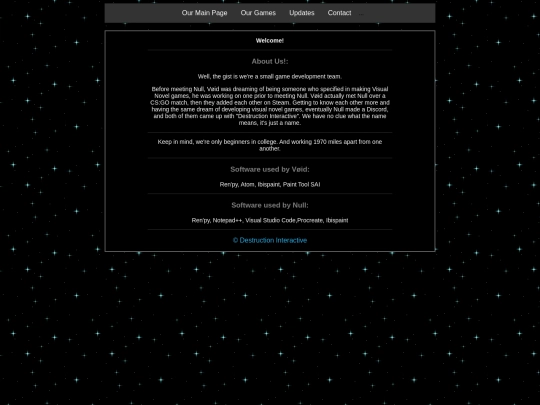 index screenshot
