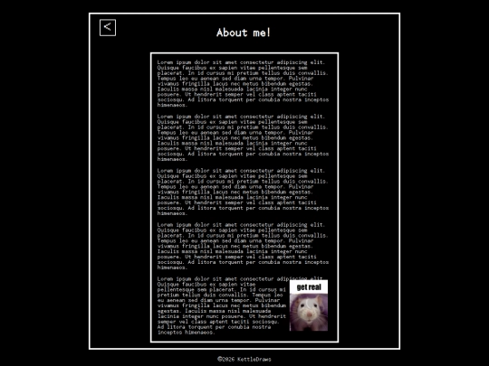 aboutme screenshot