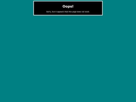not_found screenshot
