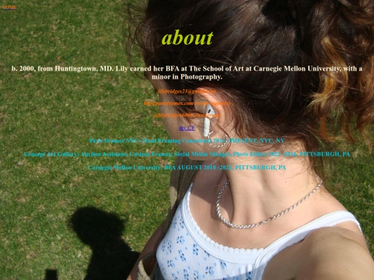 ABOUT screenshot
