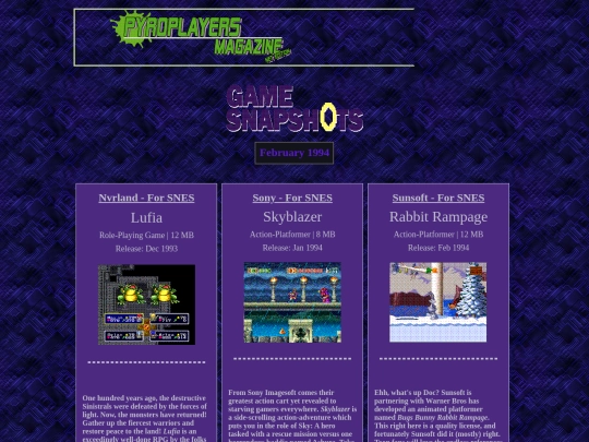 reviewsarchivefeb94 screenshot