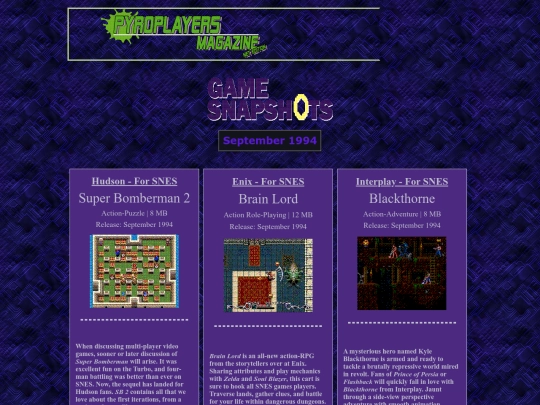 reviewsarchivesept94 screenshot