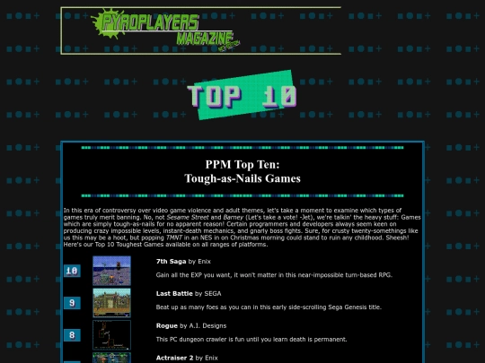 top10feb94 screenshot