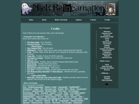 credits screenshot