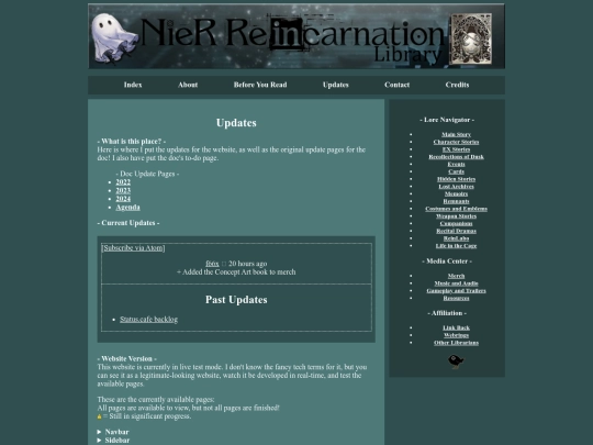 updates screenshot