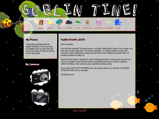 PhotoPages/FujufilFinepix screenshot