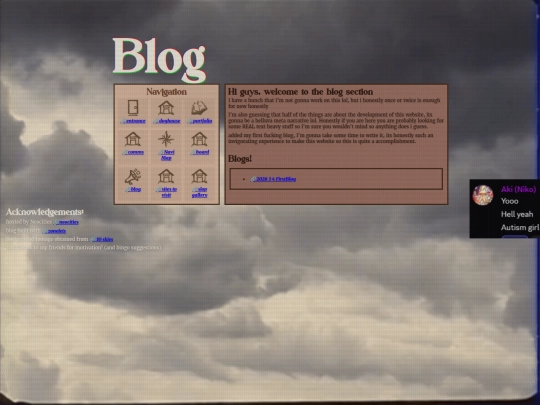 blog screenshot