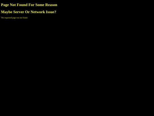 not_found screenshot