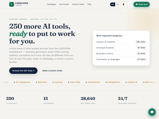 LESECONN_250_AI_Services screenshot