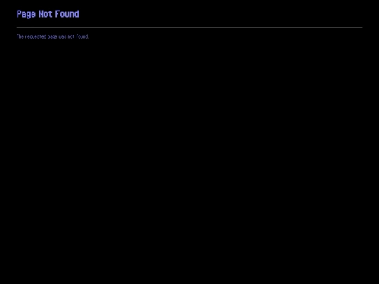 Not Found screenshot