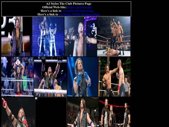 nwo/BulletClub/aj_styles_the_club_pictures_page screenshot
