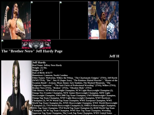 nwo/bwoothers/Jeff_Hardy_Hardy_Boyz_Page screenshot