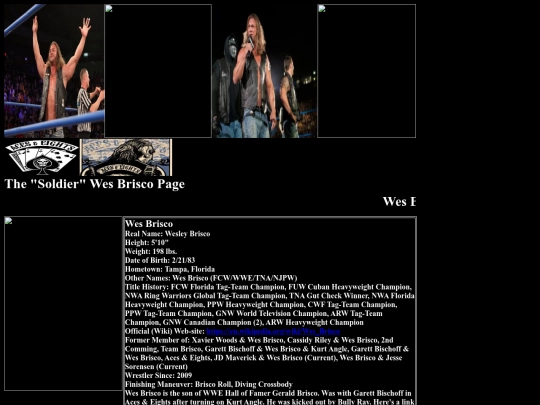 nwo/bwoothers/Wes_Brisco_Aces_&_Eights_Page screenshot