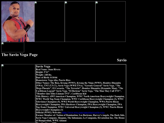 nwo/corpation/Savio_Vega_Nation_Page screenshot