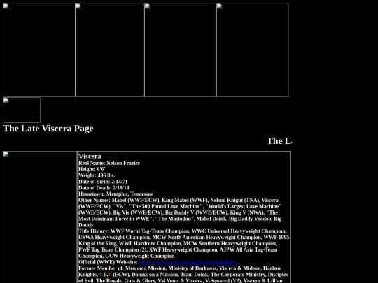 nwo/corpation/The_Late_Viscera_Corporate_Ministry_Page screenshot