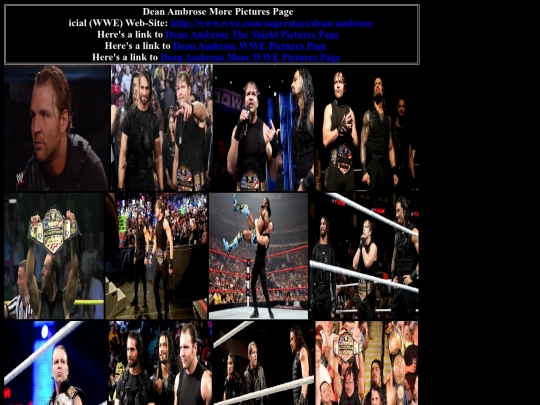 nwo/corpation/dean_ambrose_more_pictures_page screenshot