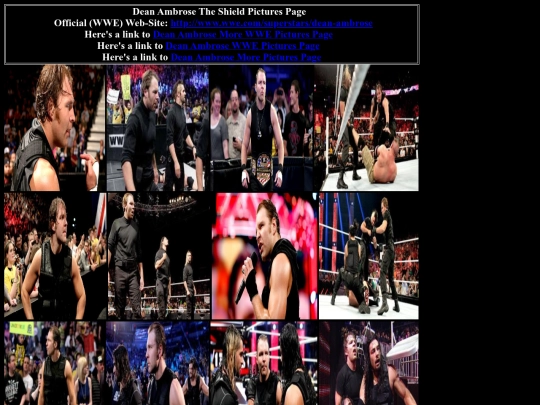 nwo/corpation/dean_ambrose_the_shield_pictures_page screenshot