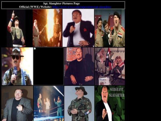 nwo/corpation/sgt_slaughter_pictures_page screenshot