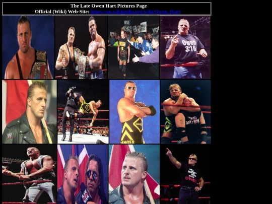 nwo/corpation/the_late_owen_hart_pictures_page screenshot
