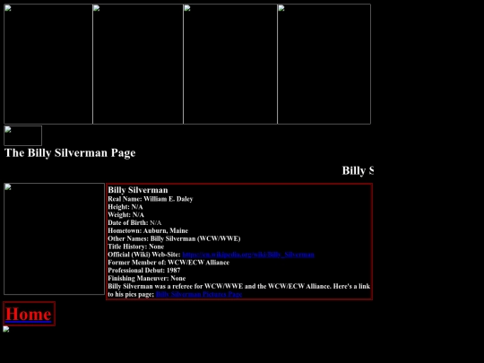 nwo/wcw/Billy_Silverman_WCW_ECW_Alliance_Referee_Page screenshot