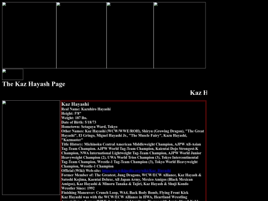 nwo/wcw/Kaz_Hayashi_WCW_ECW_Alliance_Page screenshot