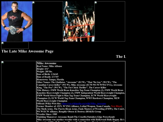 nwo/wcw/The_Late_Mike_Awesome_WCW_ECW_Alliance_Page screenshot