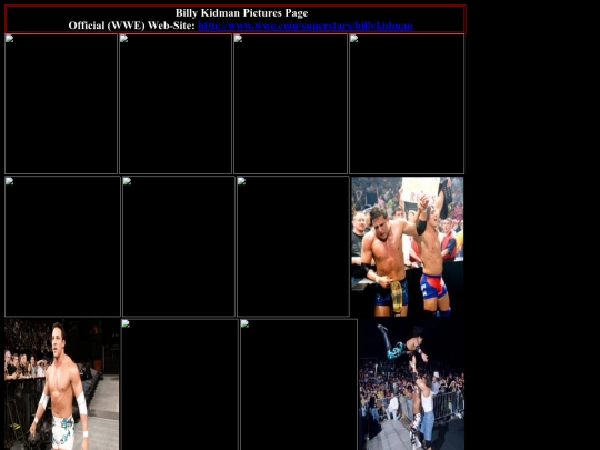 nwo/wcw/billy_kidman_pictures_page screenshot