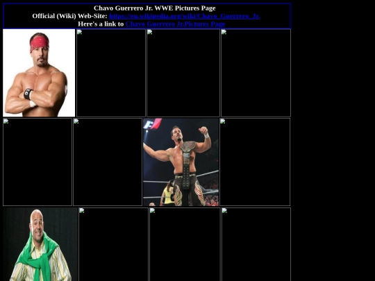nwo/wcw/chavo_guerrero_jr_wwe_pictures_page screenshot