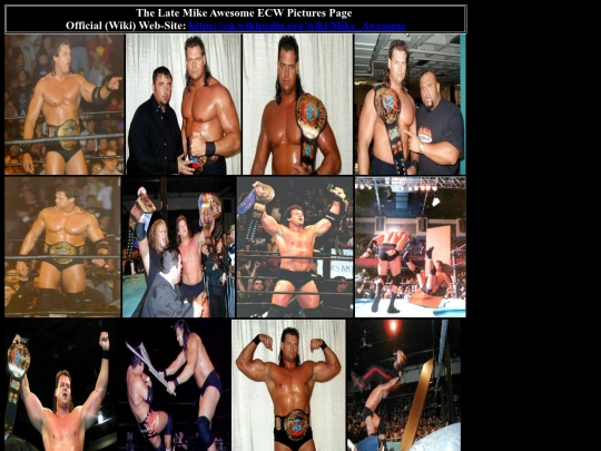 nwo/wcw/the_late_mike_awesome_ecw_pictures_page screenshot